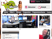 Tablet Screenshot of citymusic.be