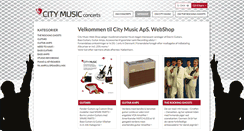 Desktop Screenshot of citymusic.dk