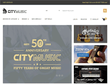 Tablet Screenshot of citymusic.com.sg